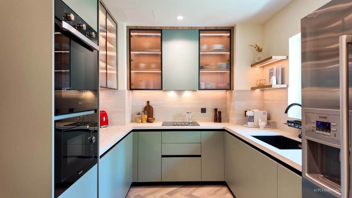 Modern Sage Green Kitchen